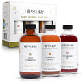 HipStirs Holiday Trio Pack - Our Cocktail Mixers Variety Pack Contains our Delicious Pumpkin Spice Syrup, Classic Cranberry Pie Syrup & Timeless Old Fashioned Drink Mix (8 Fl Oz)