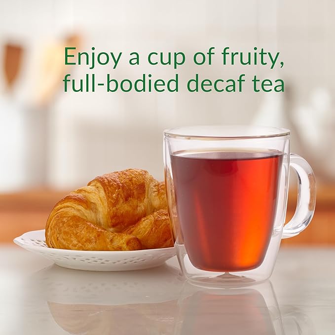 The Republic of Tea — Decaf Mango Ceylon Black Tea Tin, 50 Tea Bags, Environmentally- Friendly Decaffeinated Tea