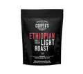 Ethiopian Bold Light Roast Grade 1, Ground Coffee, Natural Dry Processed Micro Lot, Intense Bright Bold & Aromatic Coffee - 2lb Bag