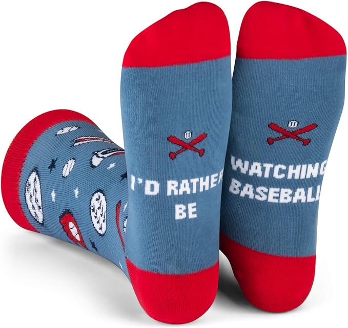 Lavley Funny Socks for Sports Fans and Players - Cool Novelty Gifts for Men, Women, & Teens