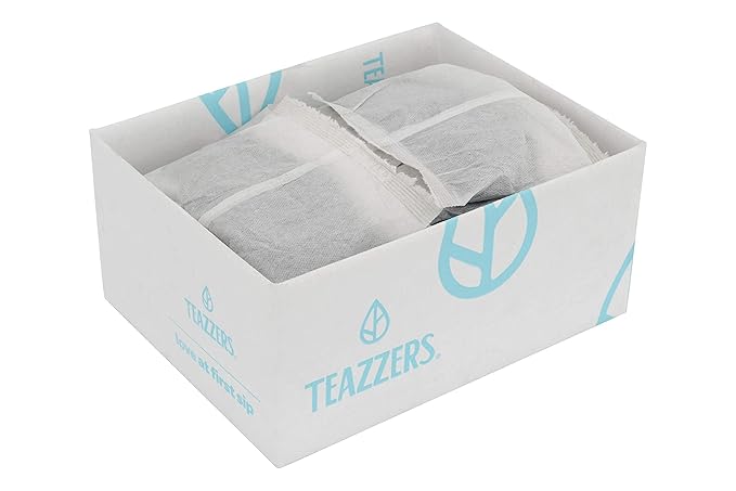 Teazzers Premium All-Natural Green Tea Bags – Great for Foodservice Commercial Ice Tea Brewers | Unsweetened USA-Made Bulk Green Tea for Restaurants, Cafés & Home Brewing (3 Ounce, 32 Count)