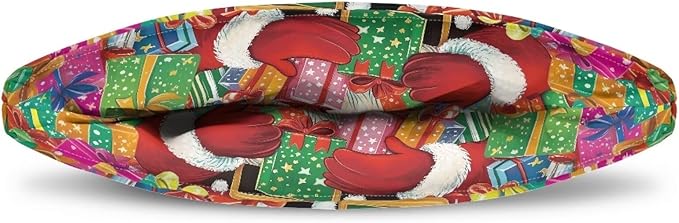 Santa Claus and Presents Kettle Cover Small Tea Pot Cozy Cover with Keep Warming Fashion Teapot Insulated Teapot Dust Protector Kitchen Accessories for Home Decorative Tea Kettle Dust Cover