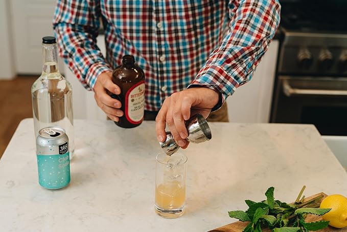 Bittermilk No.2 Tom Collins Mix with Elderflower & Hops, All Natural Handcrafted Non Alcoholoic Cocktail Mixer, Makes 17 Cocktails, 17oz
