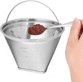 Coffee Filter 4 Cone Coffee Filter Reusable fit for Cuisenart Ninja Hamilton Beach Brewer