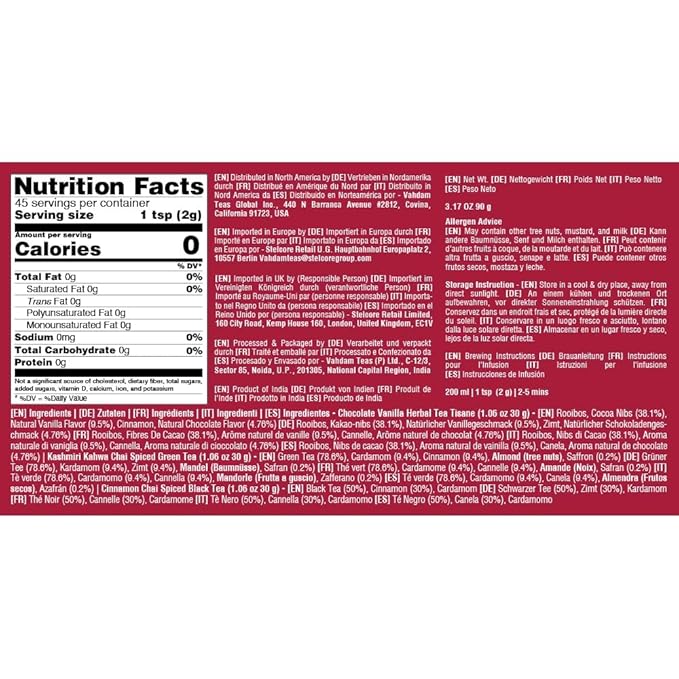 VAHDAM, BLUSH - Assorted Christmas Tea Gift Set for Women (3 Premium Teas) Tin Caddy Presentation Box | Loose Leaf Teas | Gluten Free & Non GMO | Gifts for Her | Holiday Tea