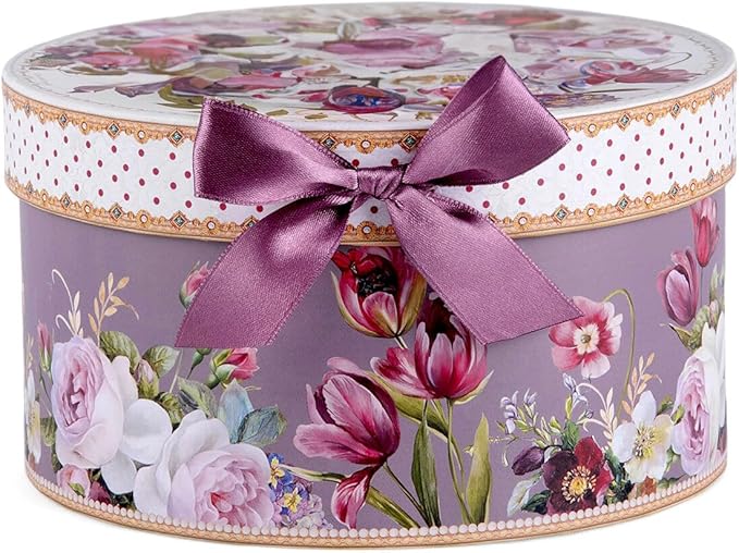 Tulip Bone China Cup 8.45 fl oz.(250ml) and Saucer 5.78"(14.7cm) Set in Gift Box
