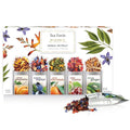 Tea Forte Single Steeps Loose Leaf Tea Sampler, Assorted Variety Tea Box, 15 Single Serve Pouches (Herbal Retreat)