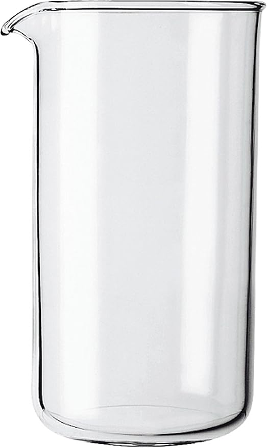 GROSCHE Borosilicate 3.3 Glass Universal Replacement Beaker for French Press Coffee and Tea Makers - Ideal Gift for Coffee Lovers and Tea Drinkers - Holiday Gift for Home Baristas - (34.oz - Medium)