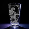 LEGOLAS ELF Engraved 16oz Pint Glass | Inspired by Tolkien Power Ring and Middle Earth | Great Christmas Gift Idea | Unique Elvish Fantasy Wizard Fantasy Decor!