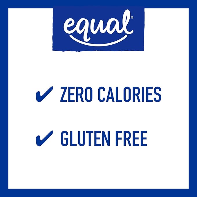 EQUAL 0 Calorie Sweetener, Aspartame and Acesulfame-K Sweetener Packets, Zero Calorie Sugar Alternative, Erythritol Free, 2000 Ct (Pack of 1)