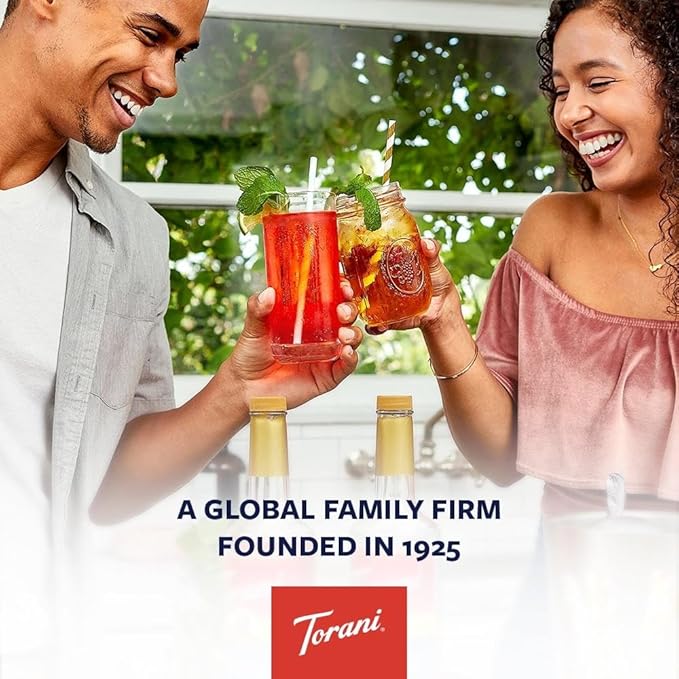 Torani Sugar Free Coffee Syrup, Vanilla Flavored Syrup for Drinks, Zero Calorie, Pump Included, 25.4 Fl Oz