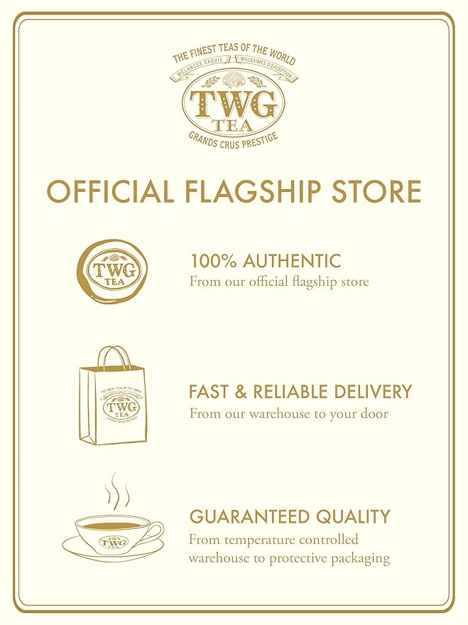 TWG Tea | Breakfast Queen Tea | Green Tea | Rose Petals | Haute Couture Tin, 100g | Gift Set