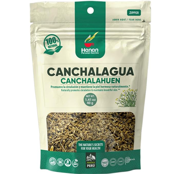 Hanan Canchalagua Loose Leaf Herbal Tea (Dwarf Mexican Marigold) 1.4 oz (40 g) - Natural, Dried Schkuhria pinnata Leaf for Herbal Tea Supplement