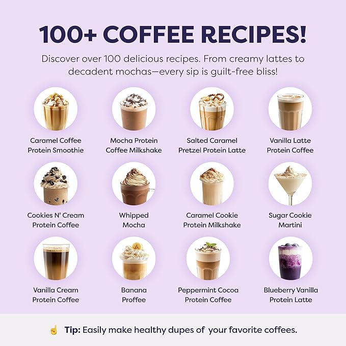 S’mores Protein Iced Coffee - Premium Whey Protein & Instant Iced Coffees - 100% Natural Cold Brew - Zero Artificial Flavors & Sweeteners, 80 mg Caffeine, No Added Sugar, 20 Servings