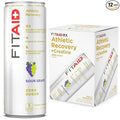 FITAID RX ZERO Recovery Blend, 5 Calories, Keto-Friendly, Paleo, Vegan, Number 1 Post-Workout Recovery Drink, Creatine, BCAAs, Glucosamine, 12-oz. Cans (Pack of 4)