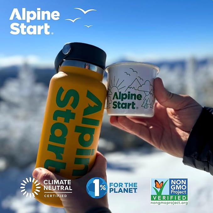 Alpine Start Instant Dirty Chai Latte, Coffee Blended with Traditional Chai Spices, Black Tea and Soy Milk, Vegan and Dairy Free (0.70 Oz) Pack of 5 (3 Pack - Total 15 Sticks)