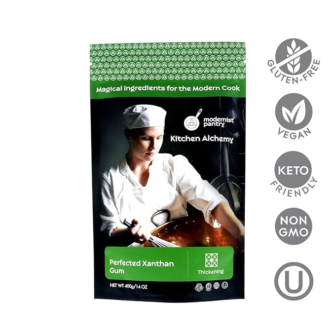 Perfected Xanthan Gum Gluten-Free Vegan OU Kosher Certified - 400g/14oz