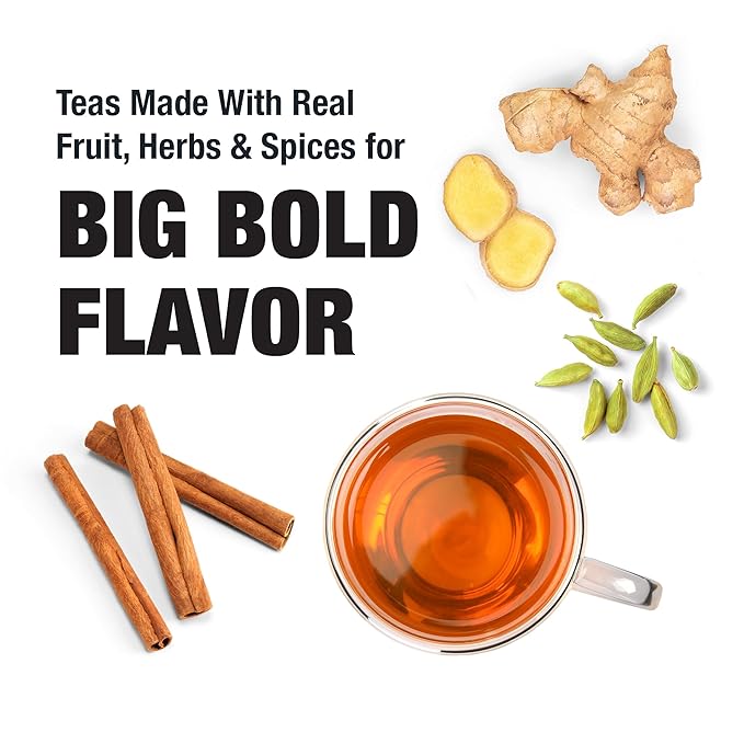 Tiesta Tea - Chai Love | Loose Leaf | Spiced Chai Black Tea | Premium Blend | High Caffeinated Black | Make Hot or Iced Brews Up to 25 Cups | 1.9 Ounce Resealable Pouch