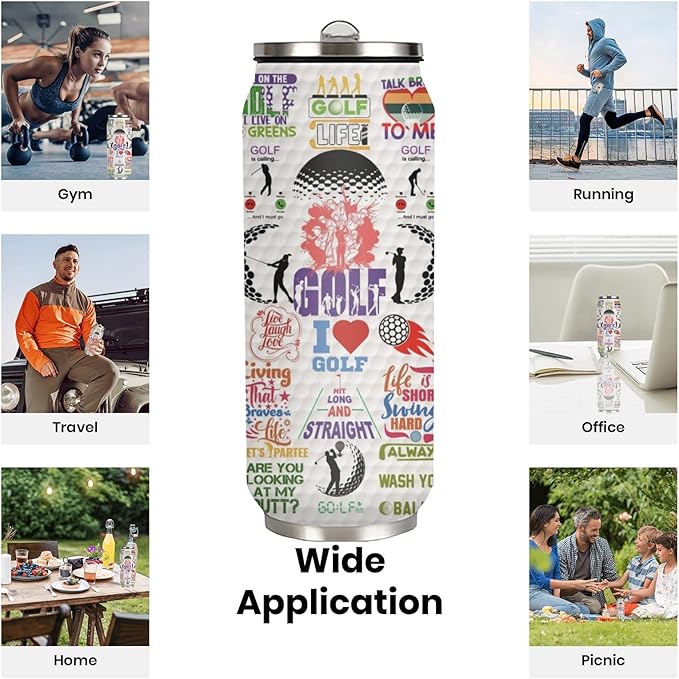 Golf Tumbler Cup 17oz Stainless Steel Insulated Travel Mug Tumblers Cup Golf Gift for Men Women Girls Mom,Christmas Women Golfers Gift for Female Golfers Golfing Lover