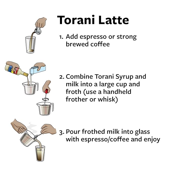 Torani Syrup, Vanilla, 25.4 Ounces (Pack of 4)