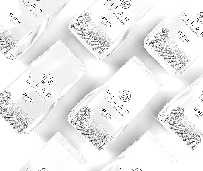 Vilar Coffee Roasters 1 kg (2.204 lb) Espresso Coffee Beans, Whole Bean Espresso, Classic Blend - Medium Roast