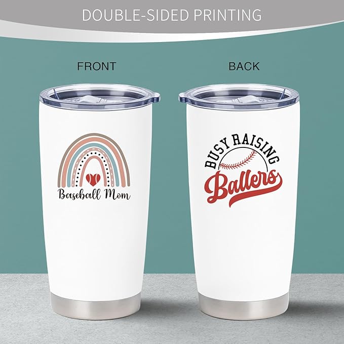 Baseball Mom Gifts for Women, Mothers Day Gifts for Baseball Mom, Team Moms Gift Baseballs, Unique Birthday Gift for Baseballs Moms 20oz Tumbler