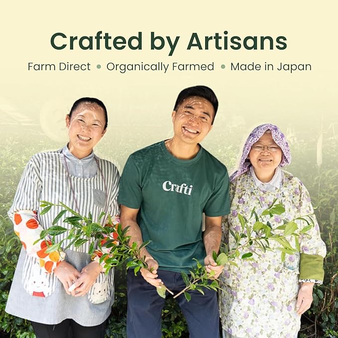 Crafti Barista Premium Culinary Grade Uji Matcha - Authentic Japanese Matcha Green Tea Powder from Kyoto, Japan for Matcha Lattes (75g / 2.65oz)