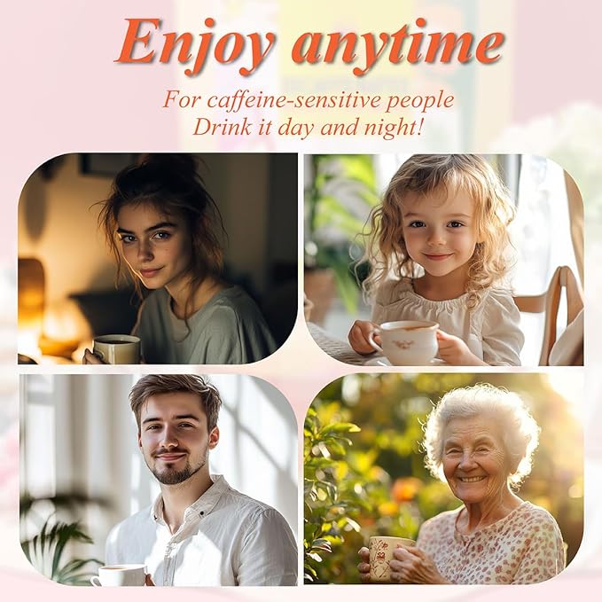 WT WEETEE Decaf Black Tea Bags, 100 Count CO2-Decaffeinated Black Tea, Smooth & Mild Taste | Drink All Day | Resealable Kraft Bag