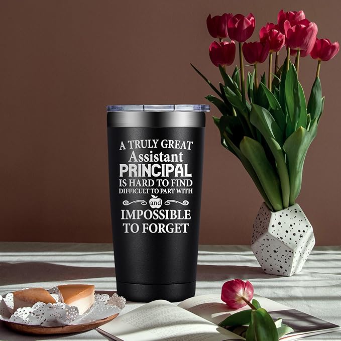 Assistant Principal Gifts for Men, Women - Christmas Principals Day Appreciation Gift for Assistant Principal - 20oz Tumbler Vice Principals Gifts