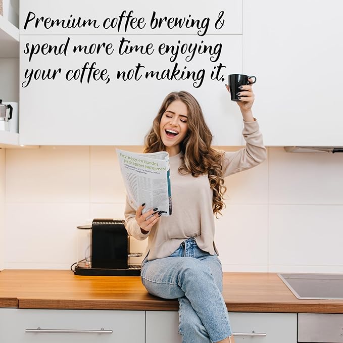 Senseo Decaf Coffee Pods – 480 Count (10 Packs) – Medium Roast with Smooth & Balanced Flavor and Rich Crema – Caffeine-Free Single-Serve Coffee Pads Compatible with Senseo & PeleCom Machines