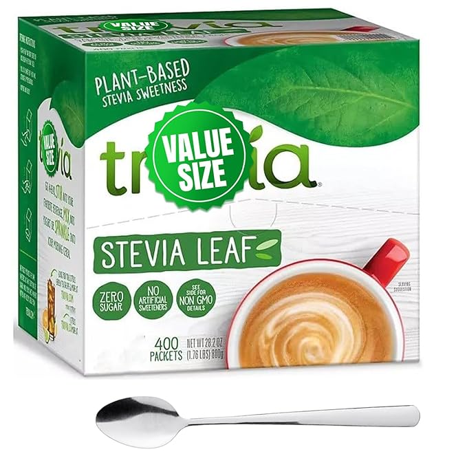 Truvias Sweetener Original Calorie-Free Sweetener from the Stevia Leaf Packets, 400 Packets