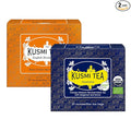 Kusmi Tea - Pack of 2 Boxes of Tea Bags - English Breakfast + Anastasia - Blend of Organic Asian Black Tea + Organic Black Tea with Bergamot and Orange Blossom - Earl Grey Tea - 2x20 Tea Bags
