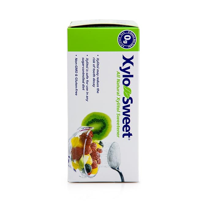 Xlear XyloSweet Plant Sourced Xylitol Sweetener - Pure Natural Sugar Substitute, Granules, Non-GMO, Gluten-Free, 100 Packets (Pack of 2)