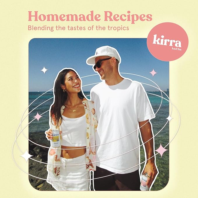 Kirra Organic Iced Tea 12 Pack Mix - Lightly Sweetened - No Added Sugar