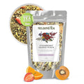 Nelson's Tea Strawberry Orange Peach - Caffeine Free Herbal Rooibos Loose Leaf Tea - Irresistable Blend of Green Rooibos, Orange Peel, Marigold and Strawberries - Fruit Loose Leaf (2 oz)