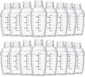 Lallisa 16 Pcs Plastic Cocktail Shaker Set Drink Mixer Clear Shaker Cup with Measurements Scales and Strainer Plastic Mixing Tool for Tea Coffee Bar Bubble Milk Christmas Gift(350 Cc/ 12 oz)