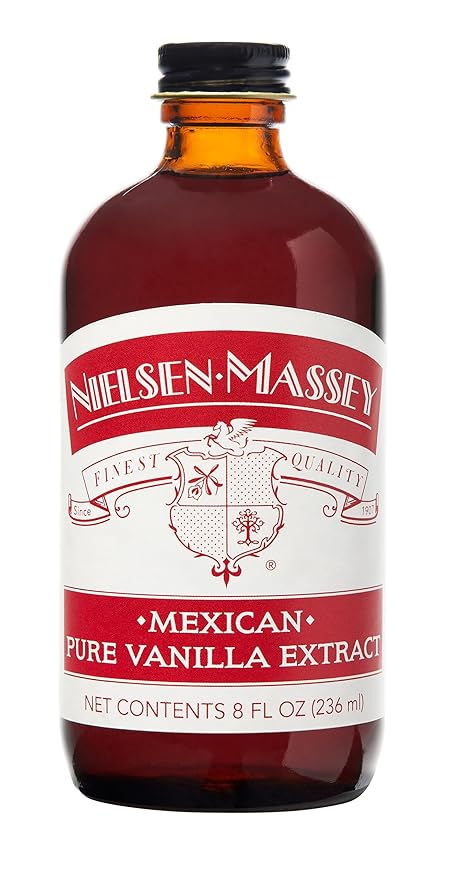Nielsen-Massey Mexican Pure Vanilla Extract for Baking and Cooking, 8 Ounce Bottle