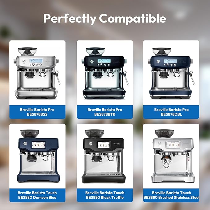 Water Filters for Breville Espresso Machine Barista Touch Bes880, Barista Pro BES878, Oracle Touch BES990, Oracle BES980, Replacement Dual Boiler BES920 Bambino ClaroSwiss