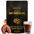 Mushroom Hot Chocolate | 14 Mushroom Blend with Adaptogens, Alpha GPC, Ginkgo Biloba & L-Theanine | Focus, Calm & Immune Support | Cacao Powder | Vegan, Keto, Gluten-Free | 8.5 Oz