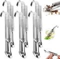 Stainless Steel Tea Diffuser,Upgrade Tea Pipe Stainless Steel Tea Infuser with Hanging Hook Handle,Fine Holes Tea Strainers Interval Diffuser for Loose Tea Coffee Seasonings Spices (6 PCS)