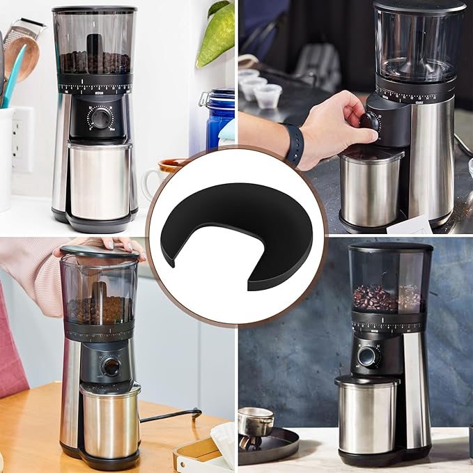 Coffee Grinder Replacement Lid for OXO Brew Conical Burr Coffee Grinders, Container Lid for OXO Burr Coffee Grinder Parts (Black)