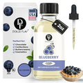 Dolce Flav Blueberry Extract – 2 Ounce Oil-Soluble Kosher, Sugar-Free, Concentrated Ripe Blueberry Flavoring for Baking, Chocolates & Desserts, Includes Measured Dropper