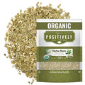 Organic Positively Tea Company, Yerba Mate Tea, (Unsmoked) Loose Leaf, 16 Ounce