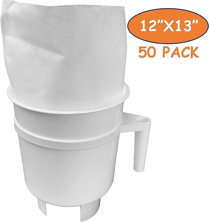 (50 Pack) Cold Brew Coffee Filters, 12" x 13" Compatible With Leading Cold Brew Coffee Makers