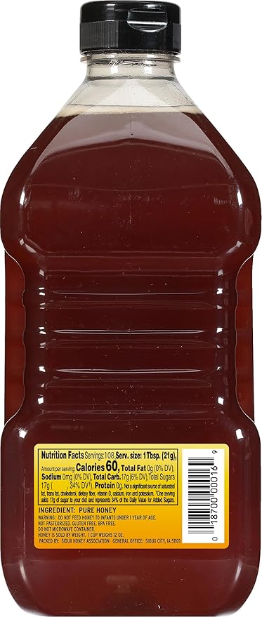 Sue Bee Pure Premium Honey From USA Beekeepers, 80 oz