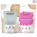 Waka Instant Tea Mix – 2-Bag Bundle – 100% Tea Leaves, No Additives, Unsweetened – Kenyan Black & Raspberry Green (4.5 oz Each)