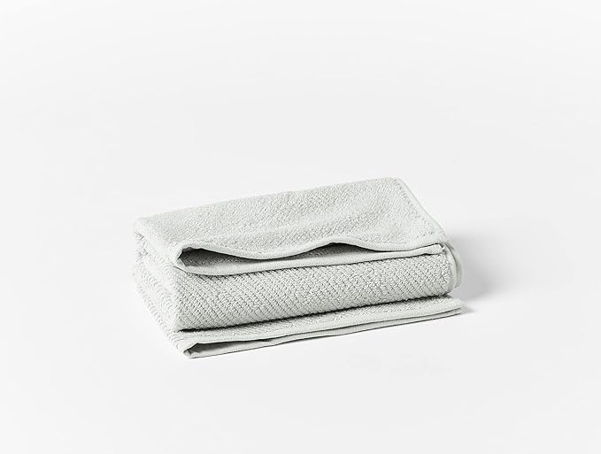 Coyuchi Air Weight Organic Towels, Hand Towel - Fog (20" x 40")