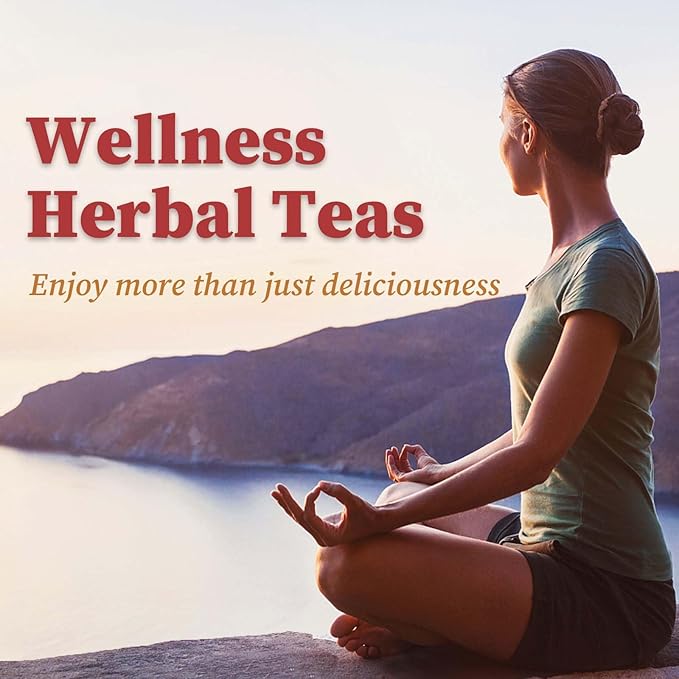 FullChea - Rose Hips Tea Bags, 50 Teabags Rosehip Tea, 3g/bag - Premium Rose Hips - Non-GMO - Caffeine-free - Support Digestion & Boost Immunity