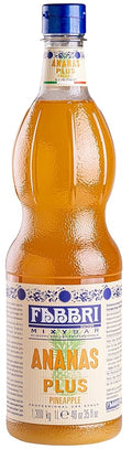 Fabbri Premium Flavoring Syrup, Pineapple, New Enhanced Flavor, All Natural, Made in Italy, 33.8 Ounce (1 Liter)