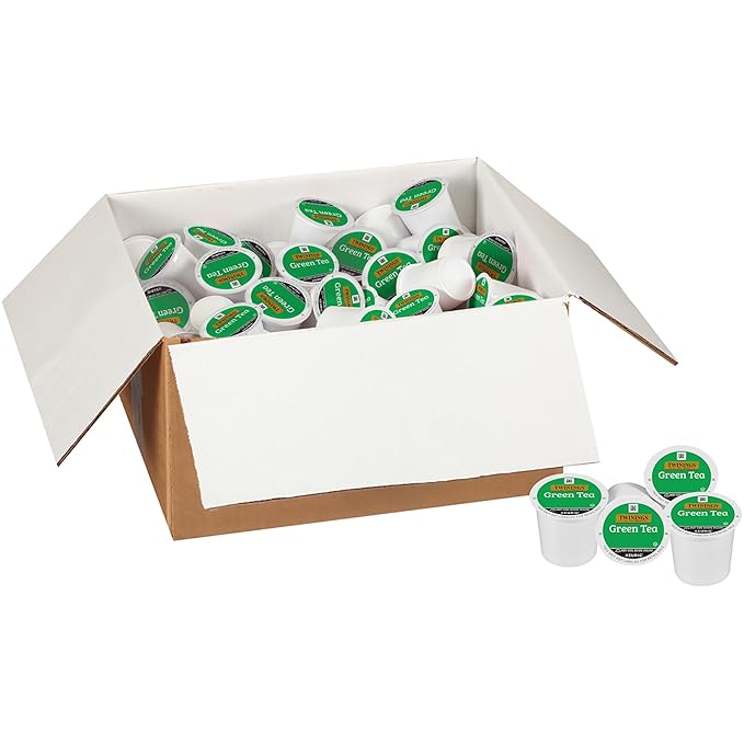 Twinings Green Tea K-Cup Pods for Keurig, 56 Count (Pack of 1), Smooth & Refreshing Flavour, Caffeinated, Enjoy Hot or Iced